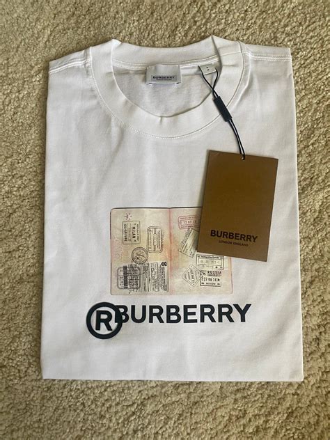 burberry passport t shirt|Burberry T.